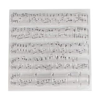 Versatile Clear Stamps for DIY Scrapbooking: Music Note Theme for Card Making & Art Decoration