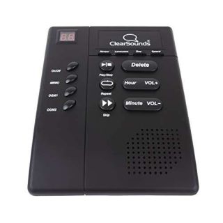 ClearSounds ANS3000 Amplified Answering Machine for Analog Telephones Landline with Up to 30dB Amplification