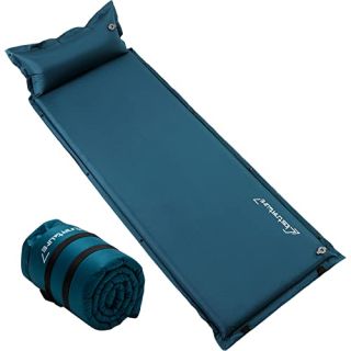 Clostnature Self Inflating Sleeping Pad for Camping - 1.5/2/3 inch Camping Pad, Lightweight Inflatable Camping Mattress Pad, Insulated Foam Sleeping Mat for Backpacking, Tent, Hammock