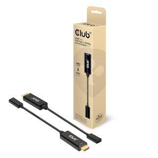 Club 3D CAC-1333 HDMI 2.0 to USB-C Active Adapter: 4K 60Hz M/F for High-Quality Video