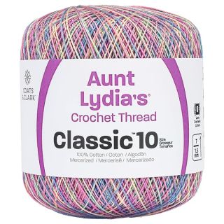 Coats Crochet Classic Crochet Thread, 1 Pack, Pastels, 900 Foot