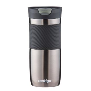 Contigo Snapseal Byron Vacuum-Insulated Stainless Steel Travel Mug, 16 Oz, Gunmetal