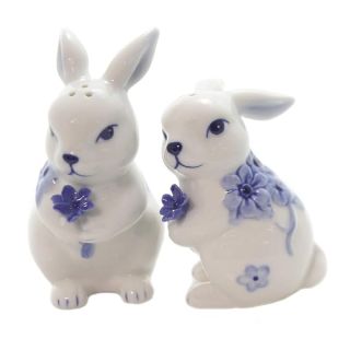 Cosmos Gifts 20907 Bunny Salt and Pepper Shaker, White