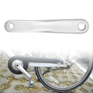 Crank Arm, 170mm Alloy Crank Left Arm, Replacement Left Hand Crank Arm, Available in Hole, Silver