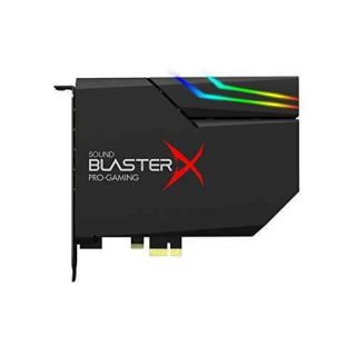 Creative Sound BlasterX AE-5 Plus SABRE32-class Hi-res 32-bit/384 kHz PCIe Gaming Sound Card and DAC with Dolby Digital and DTS, Xamp Discrete Headphone Bi-amp, Up to 122dB SNR, RGB Lighting System