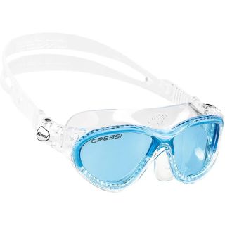 Cressi Mini Cobra, Clear/Blue, Blue Lens