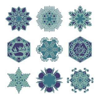 Cricut 2002575 Holiday Snowflakes Cartridge