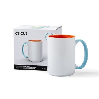 Buy Cricut Beveled Blank 15 oz Ceramic Mug - Perfect for Custom Designs & Crafts