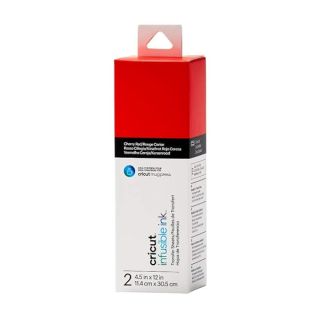 "Cherry Red Cricut Infusible Ink Transfer Sheets 4.5"x12" for Mug Press & Maker - Perfect for Custom Projects!"
