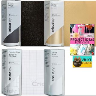 DIY Party Decor with Cricut Joy Vinyl & Transfer Tape Bundle - Easy Matless Cutting for Custom Signs & Home Decor