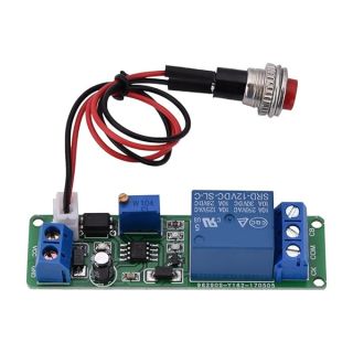 DC 12V Timer Module Adjustable Timer Delay Turn Off Module Timing Relay Time Switch 1~10sec