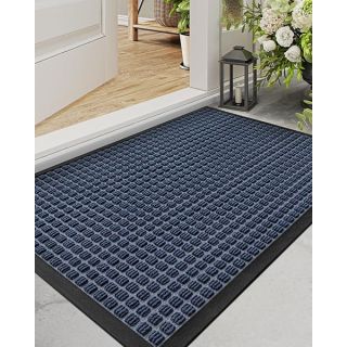 "DEXI Heavy Duty Door Mat - Stain & Fade Resistant Non-Slip Indoor/Outdoor Mat 35"x23" - Perfect for Entryways & Patios"