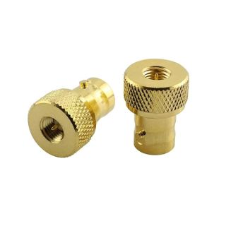 DHT Electronics 2pcs RF coaxial Coax Adapter SMA Male to BNC Female goldplated