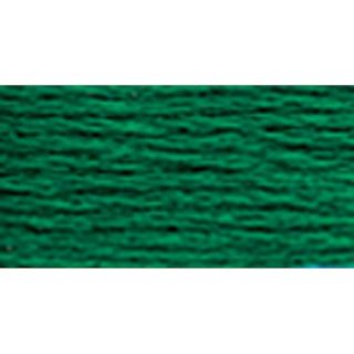 DMC 117-3818 Mouline Stranded Cotton Six Strand Embroidery Floss Thread, Dark Emerald Green, 8.7-Yard