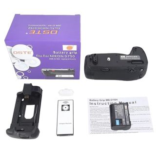 DSTE Replacement for Pro IR Remote MB-D16 Vertical Battery Grip Compatible Nikon D750 SLR Digital Camera as EN-EL15