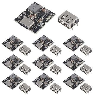 Buy DWEII 10PCS Type-C USB 5V 2A Boost Converter Module for DIY Chargers - LED Display & Battery Protection