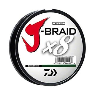 Daiwa J-BRAID GRAND 8X 300YDS FILLER SPOOL DARK GREEN