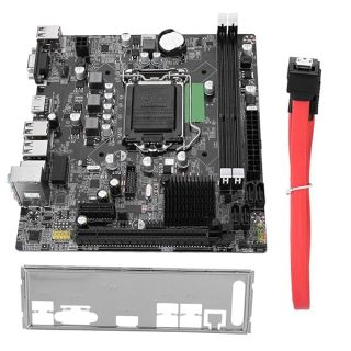 Desktop PC Motherboard,DDR3 Motherboard for Intel B75,LGA 1155,DDR3 1066/1333/1600/1866MHz,6 Channel Audio,PCI E X16 /USB 3.0/SATA 3.0/RJ45//VGA Interface,Support I3 I5 I7 CPU