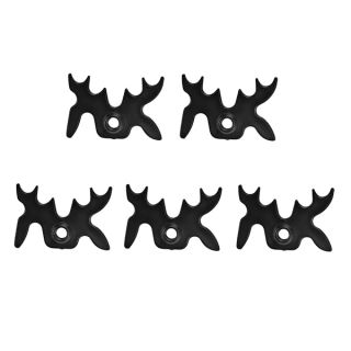 Dioche Moosehead Bridge Head Slip-On Bridge, Portable Billiards Cue Rack Antlers Rod Stick Pole Bridge Head Holder, 5Pcs