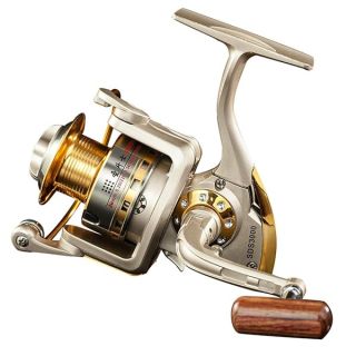 Diwa Spinning Fishing Reels for Saltwater Freshwater 1000 2000 3000 4000 5000 6000 Series Fishing Spool Left/Right Interchangeable Trout Carp Spinning Reel 10 Ball Bearings Light and Smooth (1000)