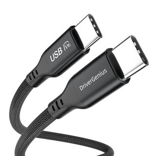 DriverGenius UC240-10G USB-C 240W PD3.1 1.8-Meter 4K/60Hz Video (DisplayPort Alt Mode) Converter Adapter Cable