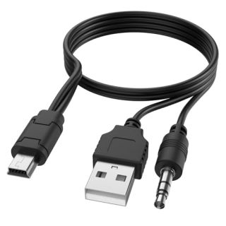Buy EAGLEGGO USB2.0 Mini B Charging & 3.5mm Audio Cable for iHome Speakers & Bluetooth Devices