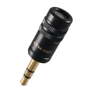 EDUTIGE ETM-001 Omnidirectional Microphone for GoPro, DSLR & Audio Recorders - 3.5mm TRS
