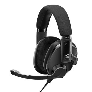 EPOS H3 Hybrid - Closed Acoustic Gaming Headset with Bluetooth - USB-A PC &amp; 3.5mm Console Cable - Dual Microphones - Lightweight - Easy Adjustment - Long Battery Life - Multi-Platform Compatible Black