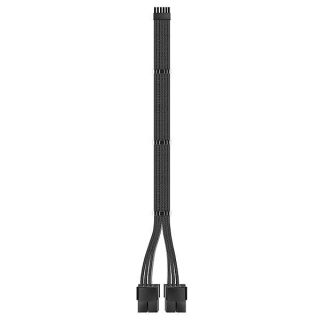 EZDIY-FAB 12 Pin to Dual 8 Pin PCIe Cable for RTX 3000 Series - 300mm Sleeved Extension for NVIDIA GeForce 3060ti, 3070, 3080 FE