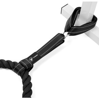 Eclipse Fitness Battle Rope Anchor Strap Kit | Heavy Duty Reinforced Nylon | Easy and Fast Setup | Stops Rope Damage | Stainless Steel Carabiner | Includes Exercise Guide