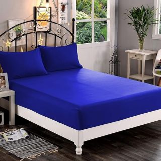 Elegant Comfort 1500 Premium Hotel Quality 1-Piece Fitted Sheet, Softest Quality Microfiber - Deep Pocket up to 16 inch, Wrinkle and Fade Resistant, Twin/Twin XL, Royal Blue