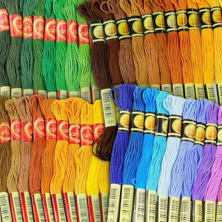 Embroidery Floss, Cross Stitch Thread for Sewing and Hand Craft Embroidery | Suitable for Bracelet Thread Making | Set of 447 Skeins Rainbow Color Cotton Strings