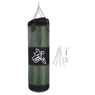 Empty 3 Ft Red Punching Bag,Punching Bag,Heavy Boxing Punching Bag, Empty Sandbag Hanging Punching Bag Training MMA Kickboxing Muay Thai Boxing Sandbag Hook Kick Sandbag for Kid Adult(1.2m Green)