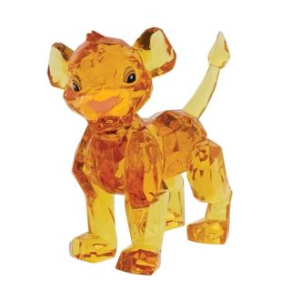 Enesco Facets Disney The Lion King Simba Figurine, 3.6 Inch, Brown