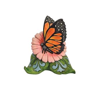 Enesco Jim Shore Heartwood Creek Four Seasons Mini Monarch Butterfly Figurine 4 Inch