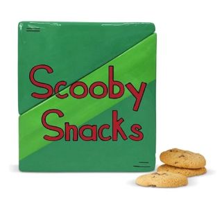 Enesco Scooby Doo Ceramics Snacks Box Cookie Jar, 8 Inch, Green