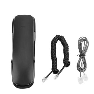 Expandable Corded Telephone with Last Number Redial & Noise Cancelling - Perfect for Home, School & Office (Black)