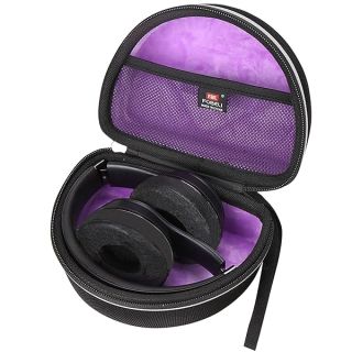 FBLFOBELI Hard Travel Case Compatible with Beats Studio Pro/Beats Solo3 / Beats Studio3 / Beats Solo2 On-Ear Bluetooth Headphones, Headset Carrying Case (Black, Case Only)