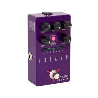 FLAMMA FS06 Digital Preamp Pedal: 7 Saveable Models & Built-in Cabinet Simulation for Guitar Effects