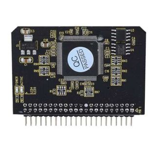 FOSA to IDE Adapter with Two Main Control Chips and SD Card Socket, /TF Memory Card to IDE 44Pin/2.0mm Male Adapter for DOS/Windows/Linux DMA Ultra DMA Mode