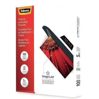 Fellowes 52040, Glossy Pouches - Letter, 5 mil, 100 Pack