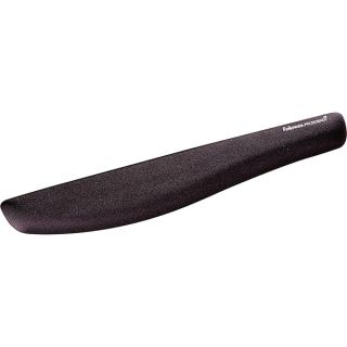 Fellowes PlushTouch Wrist Rest with FoamFusion Technology, Black (9252101)