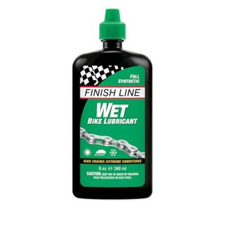 Finish Line WET Bike Lubricant Squeeze Bottle, 8 oz.