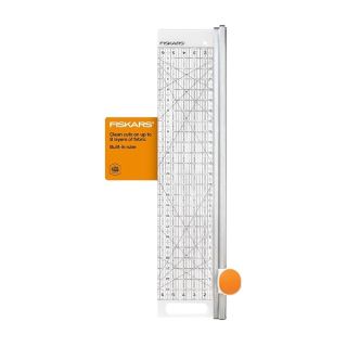 Fiskars Rotary Cutter and Ruler Combo - 24"L x 6"W Fabric Cutter with Gridlines - Craft Supplies - Gray - Clear