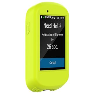 Colorful Silicone Case for Garmin Edge 830 GPS - Soft Protective Cover & Bumper Sleeve (Yellow)