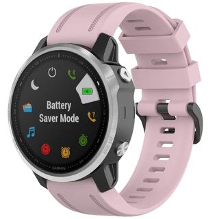 Garmin Fenix 6S Pro & 5S Plus Silicone Bands - Quick Fit 20mm Replacement Straps for Men & Women (Pink)