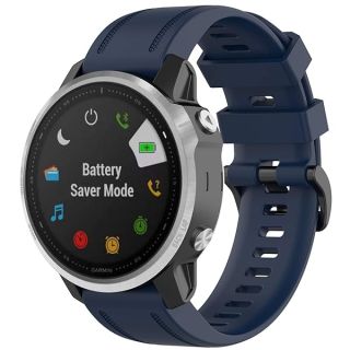 Garmin Fenix 6S Pro & 5S Plus Silicone Bands - Quick Fit 20mm Straps for Men & Women (Navy)