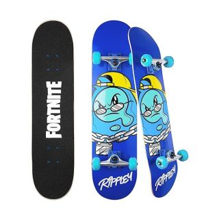 Fortnite 31" Skateboard - Cruiser Skateboard with Printed Graphic Grip Tape, ABEC-5 Bearings, Durable Deck & Smooth Wheels