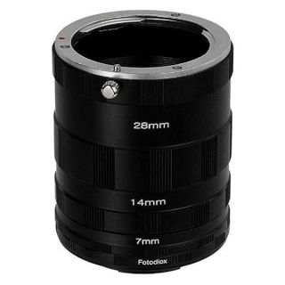 Fotodiox Macro Extension Tube Set Compatible with Fujifilm X-Mount Cameras for Extreme Macro Photography