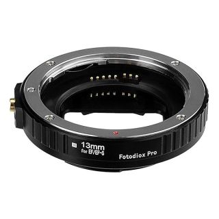 Fotodiox Pro Auto Macro Extension Tube, 13mm Section - for Canon EOS EF/EF-s Lenses for Extreme Close-up with Auto-Exposure and Autofocus